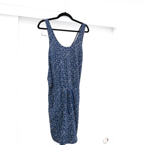 Patagonia Medium Women's Fleetwith Navy Print Crossback Athletic Dress - Picture 4 of 9
